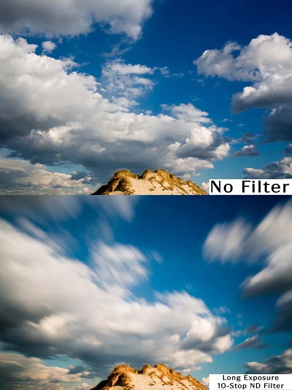 Filtro in vetro bianco acqua a lunga esposizione a specchio caldo ND a spettro completo da 10 stop