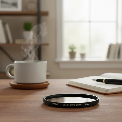 Filtro per fotocamera avvitabile Soft Glow nero