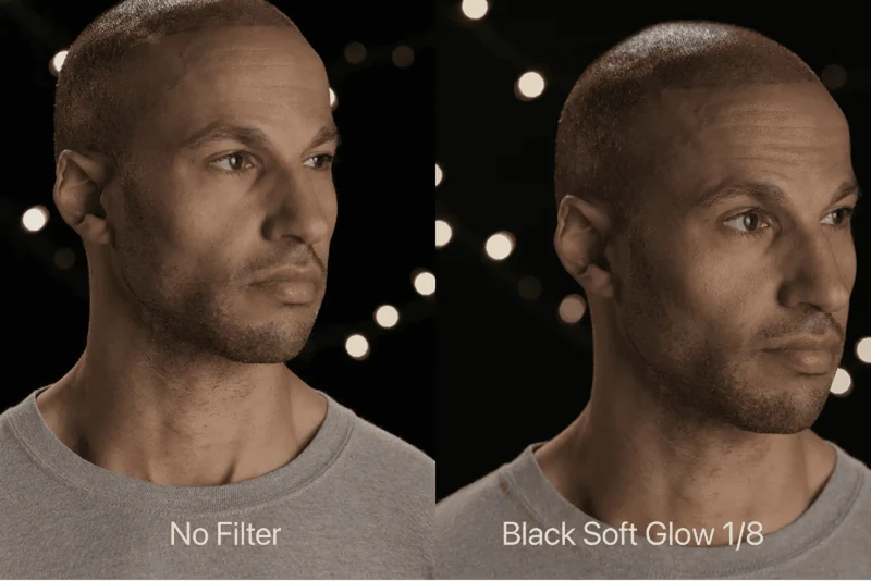 Filtro per fotocamera avvitabile Soft Glow nero