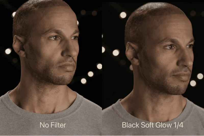 Filtro per fotocamera avvitabile Soft Glow nero