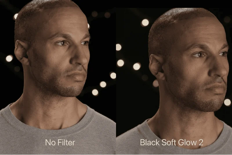 Filtro per fotocamera avvitabile Soft Glow nero
