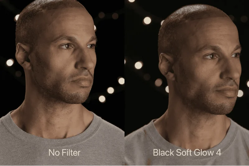 Filtro per fotocamera avvitabile Soft Glow nero