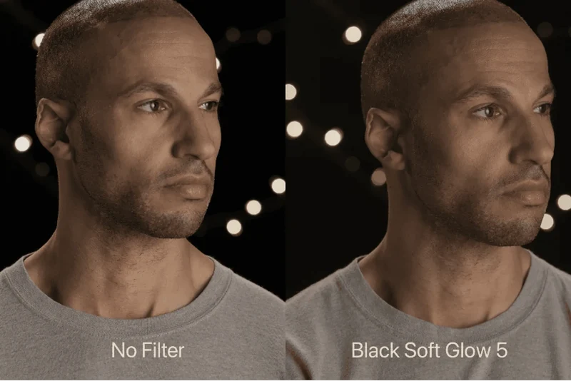 Filtro per fotocamera avvitabile Soft Glow nero