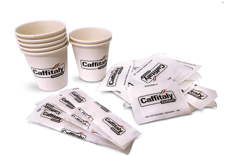 Kit eco monouso caffè 100 pz [Abbonamento business]