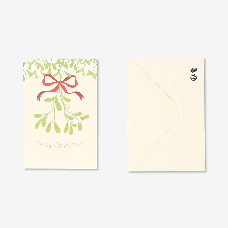 Christmas card - Mistletoe