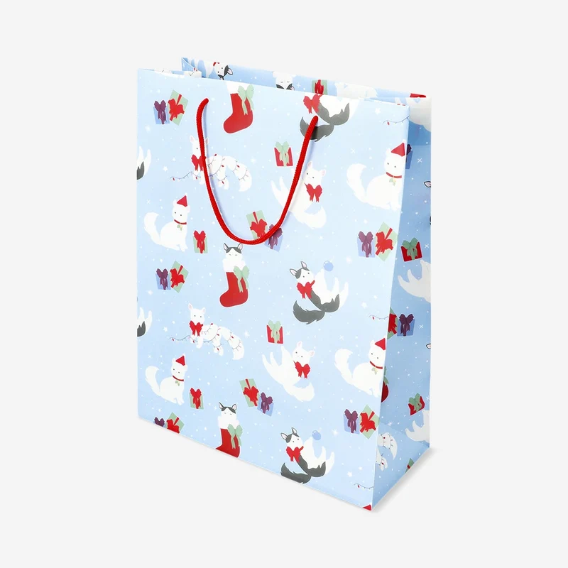 Bag with Christmas cats