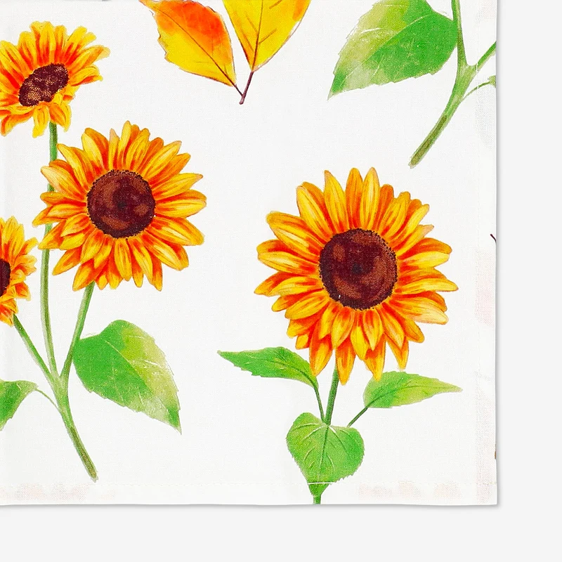 Fabric napkins with sunflower print - 2 pcs