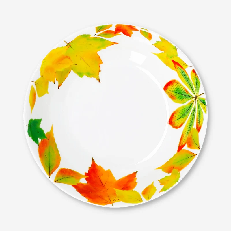 Bowl with autumn print - 20 cm