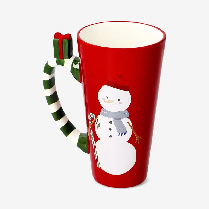 Christmas mug with embossed gift - 460 ml