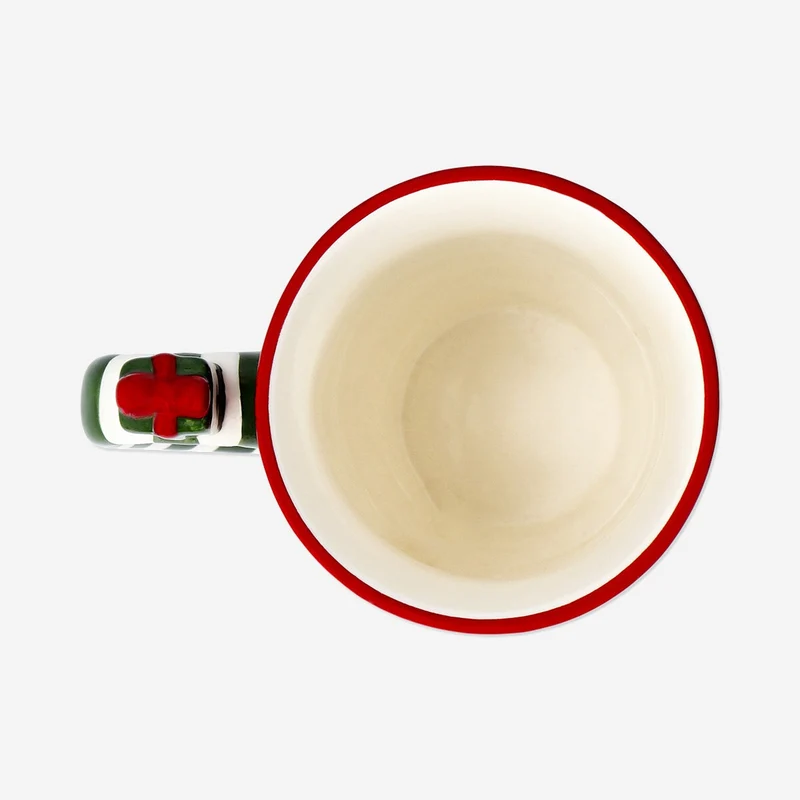 Christmas mug with embossed gift - 460 ml