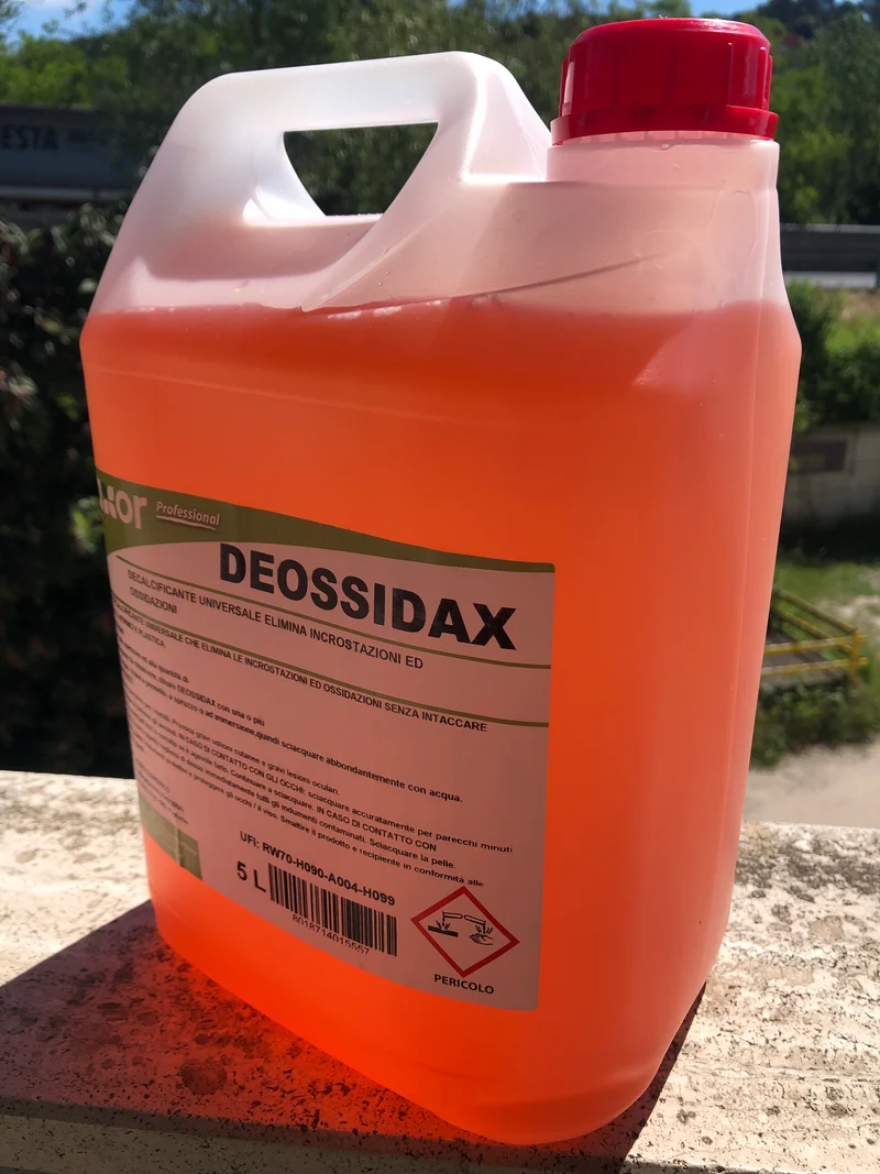 Decalcificante Professionale Deossidax per Boiler e Caldaie – Tanica da 5 Litri