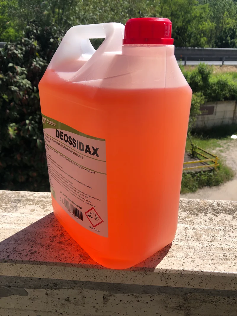Decalcificante Professionale Deossidax per Boiler e Caldaie – Tanica da 5 Litri