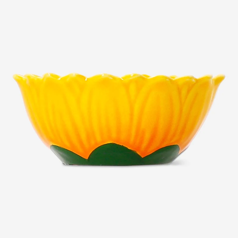 Bowl with embossed sunflowers - 9 cm