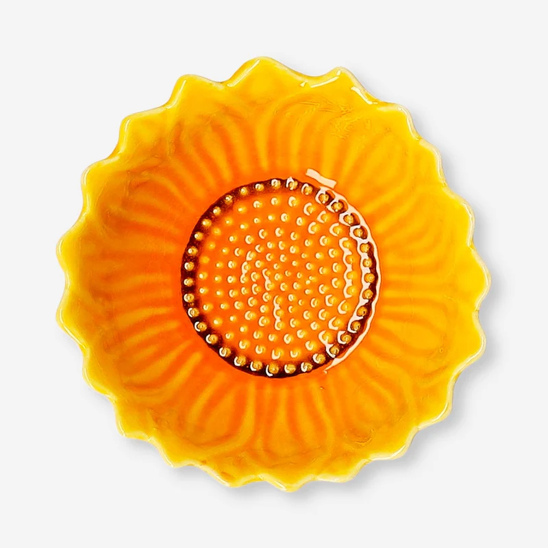 Bowl with embossed sunflowers - 9 cm
