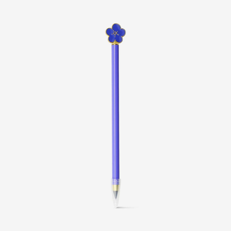 Everlastning pencil - Blue flower