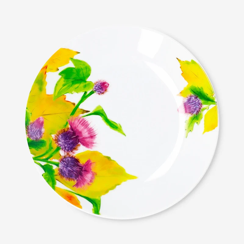 Plate with autumn print - 21 cm