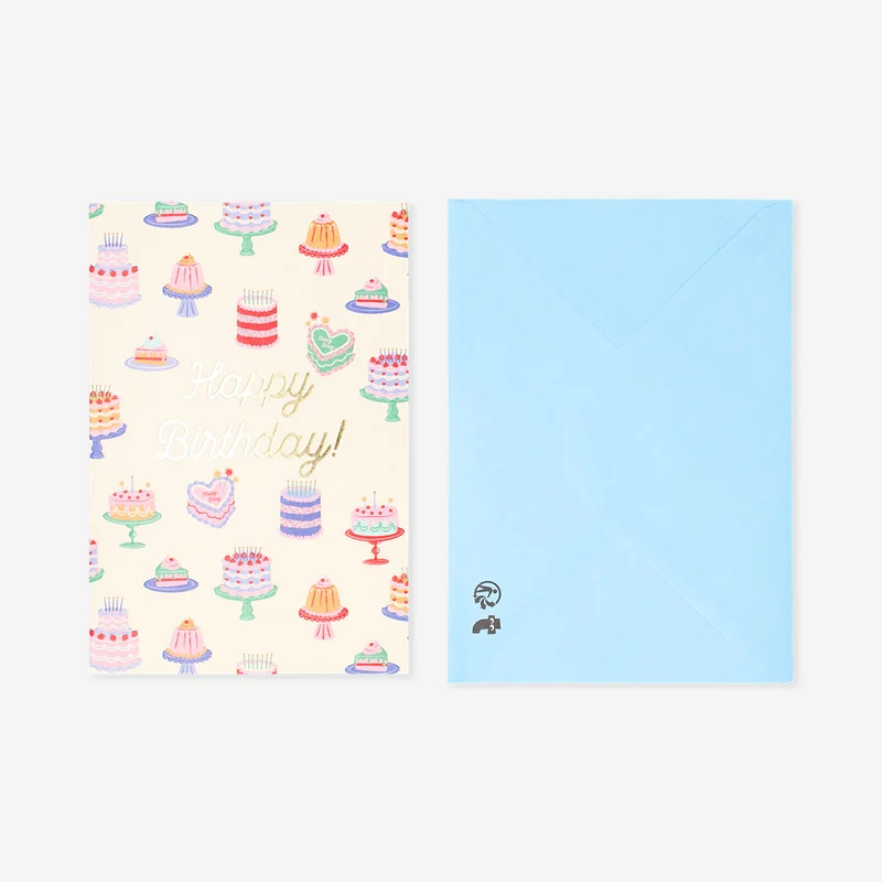 Birthday card - Cakes
