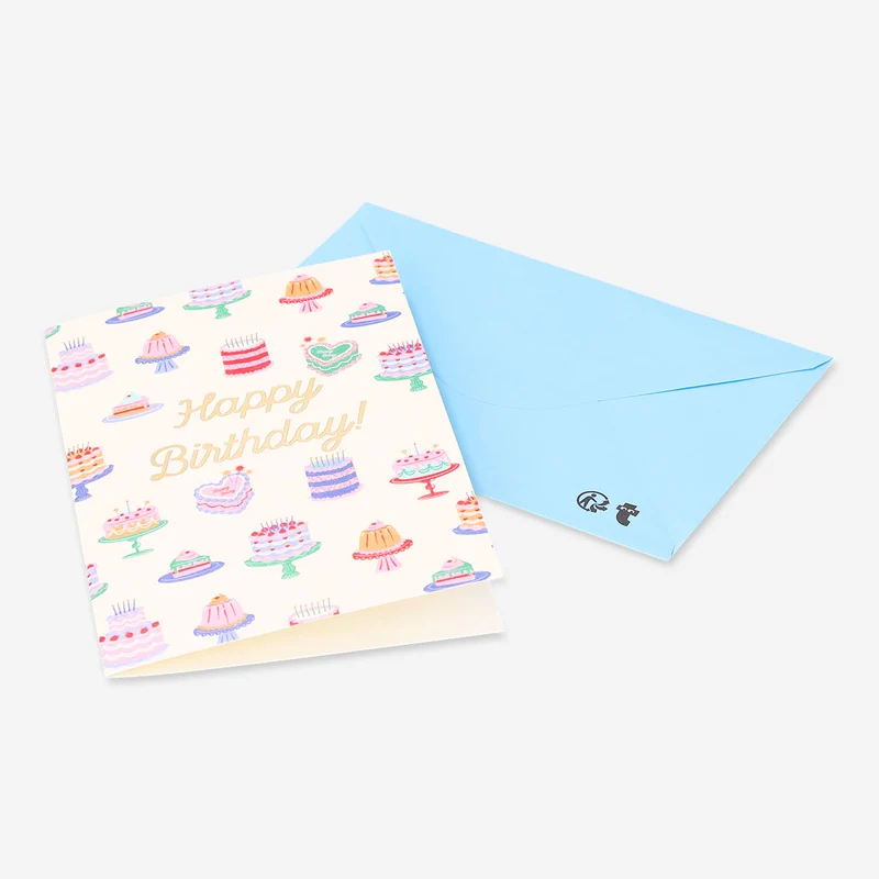 Birthday card - Cakes
