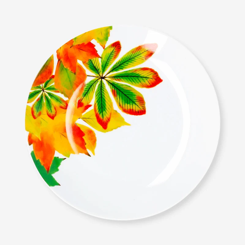 Plate with autumn print - 27 cm