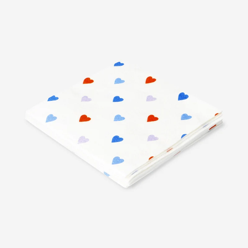 Kitchen cloths with hearts - 4 pcs