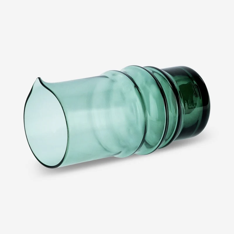 Green glass jug - 800 ml