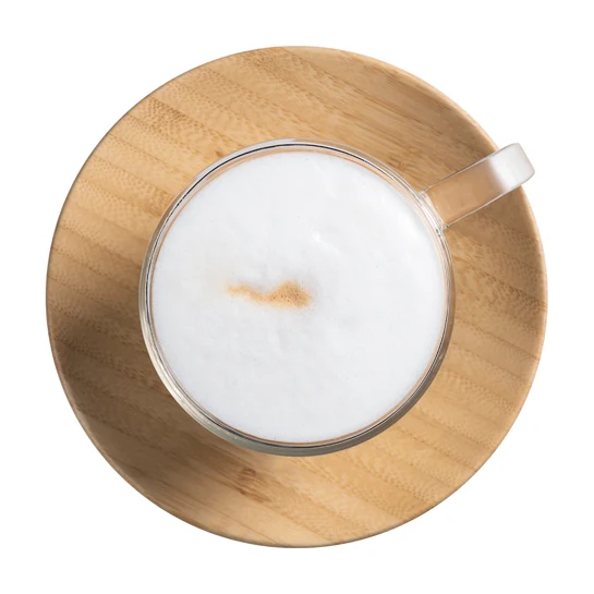 Tazze per Cappuccino con Piattini in Bamboo