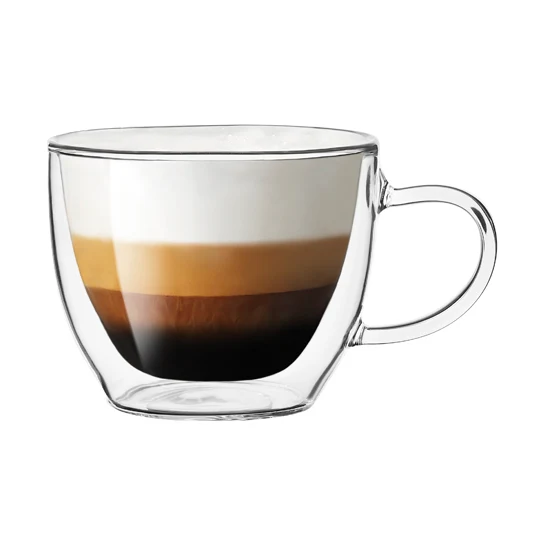 Tazze per Cappuccino con Piattini in Bamboo