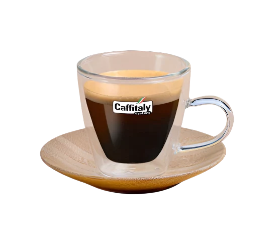 Tazzine Espresso con Piattino in Bamboo