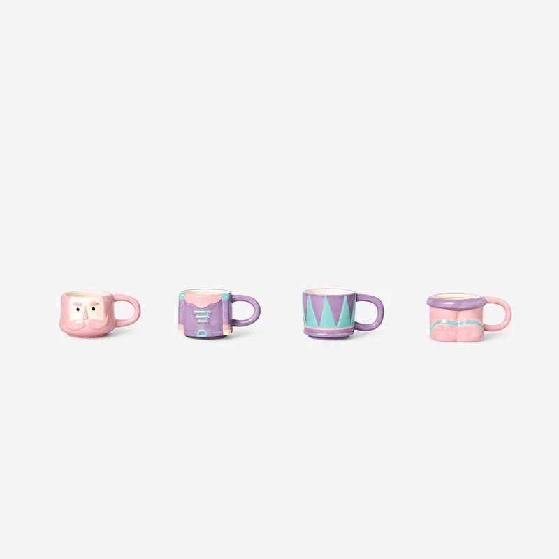 Nutcracker mugs - 4 pcs