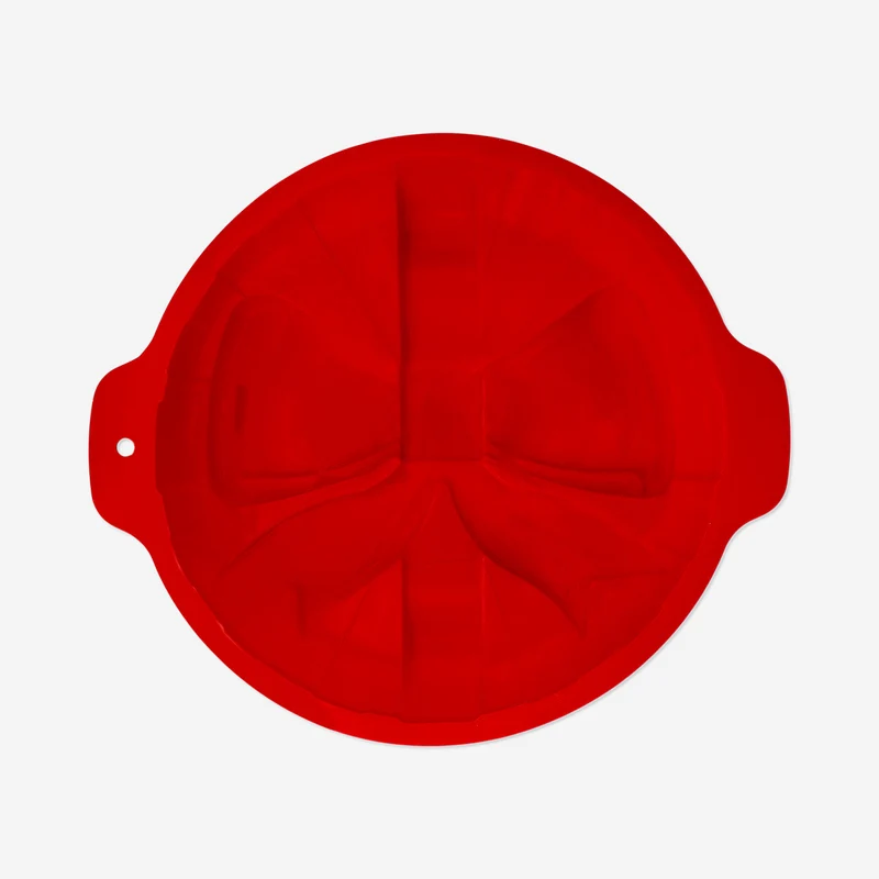 Red bow baking mould