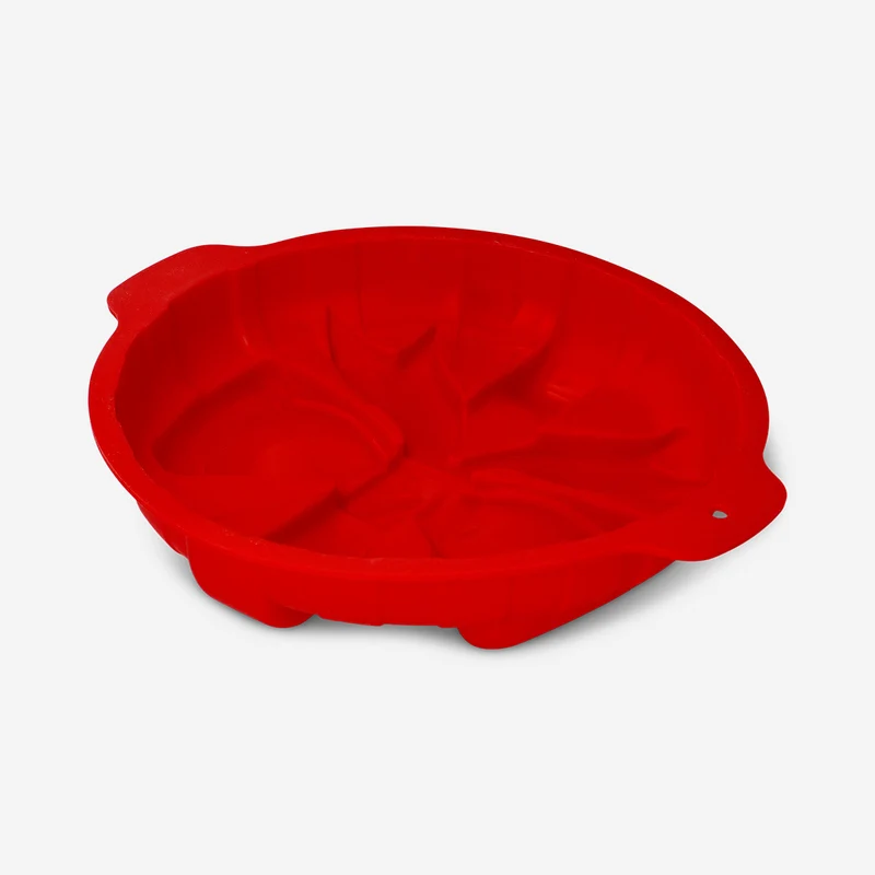 Red bow baking mould
