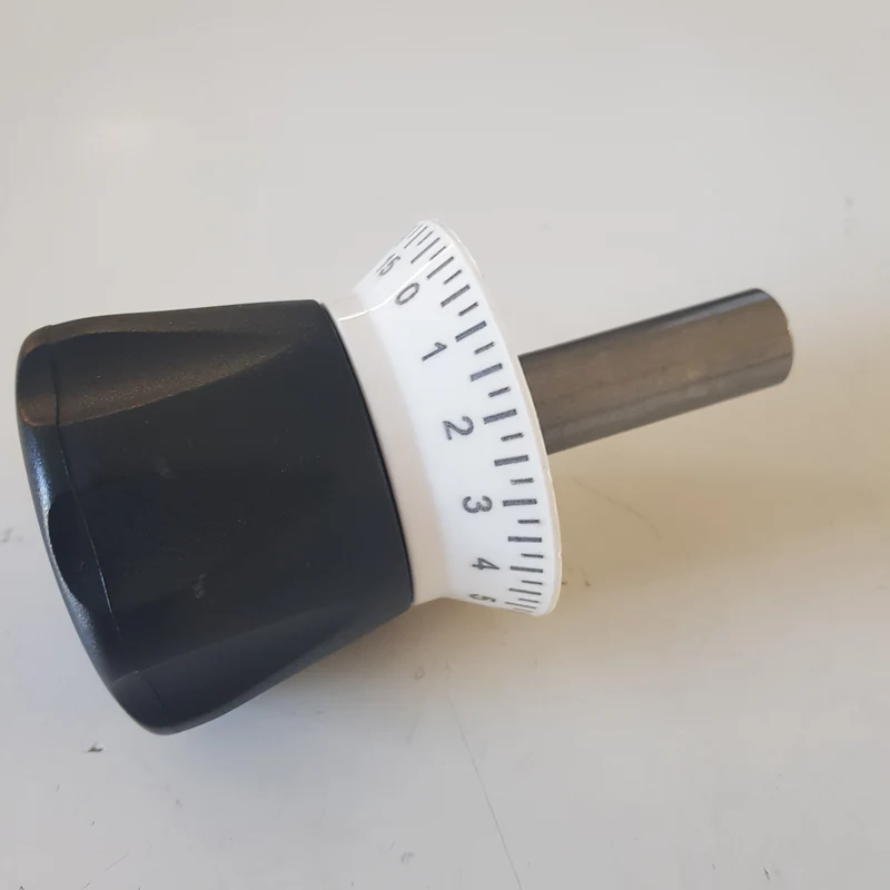 Manopola graduata di regolazione, affettatrici professionali Ø 18x55mm, Fimar, Fama.