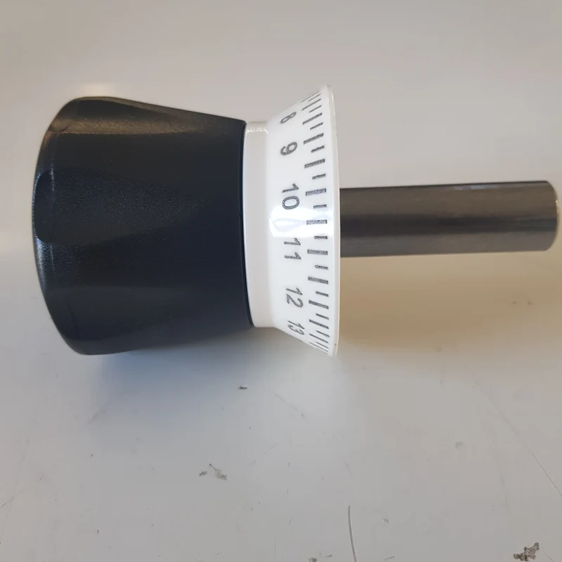 Manopola graduata di regolazione, affettatrici professionali Ø 18x55mm, Fimar, Fama.