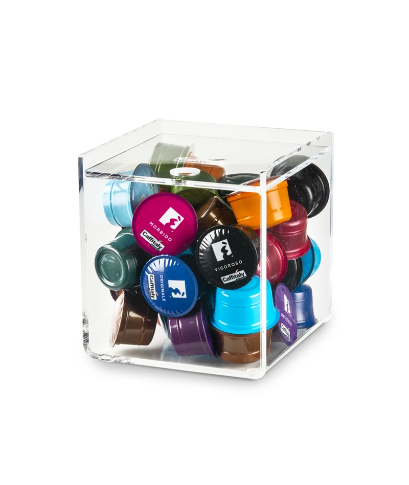 Portacapsule Cubo