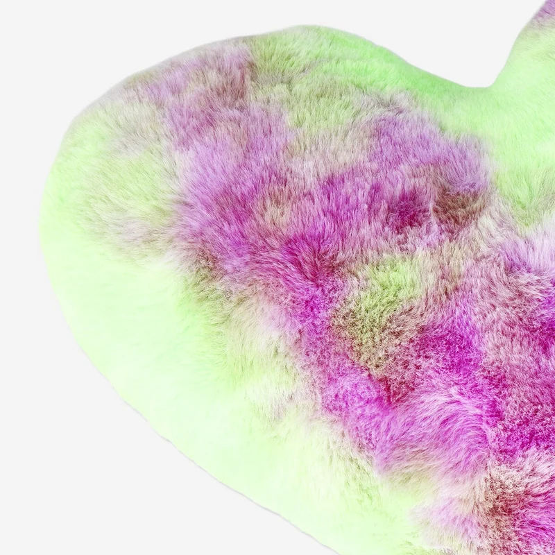 Ombre heart cushion