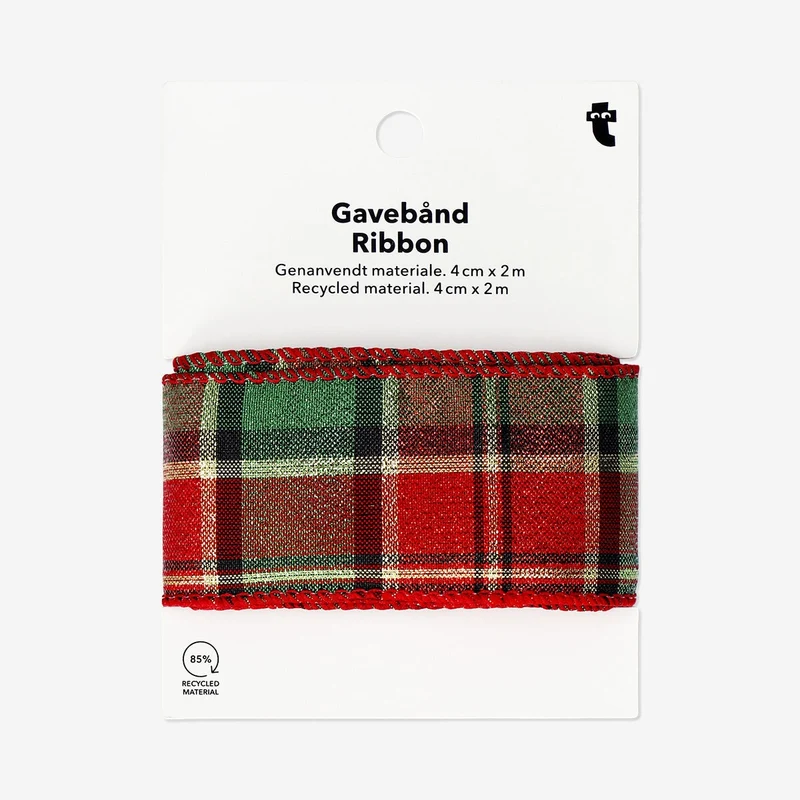 Checkered ribbon - 2 m