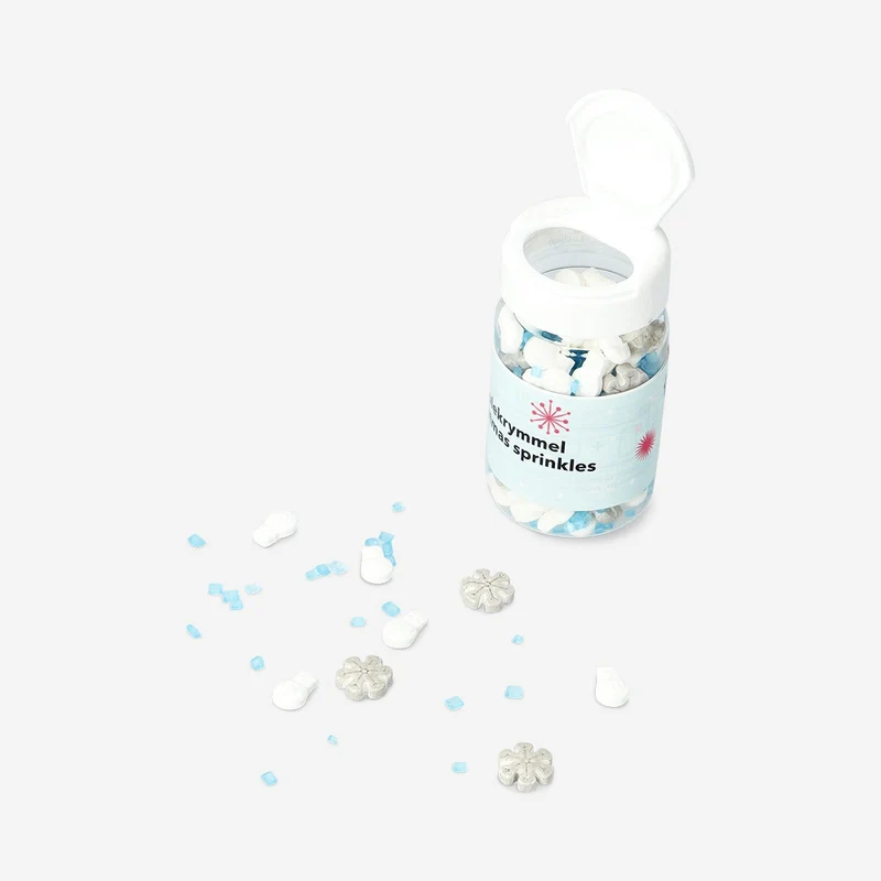 Gold and silver sprinkle mix
