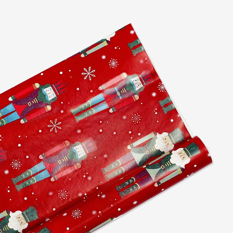 400 cm wrapping paper - Nutcracker