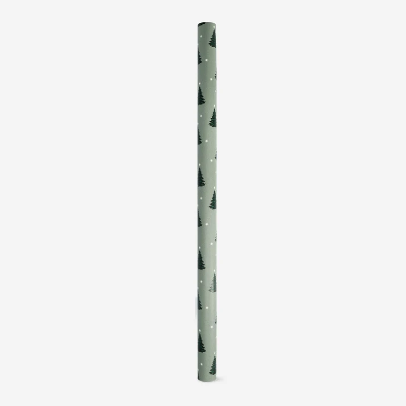 400 cm craft wrapping paper - Christmas trees