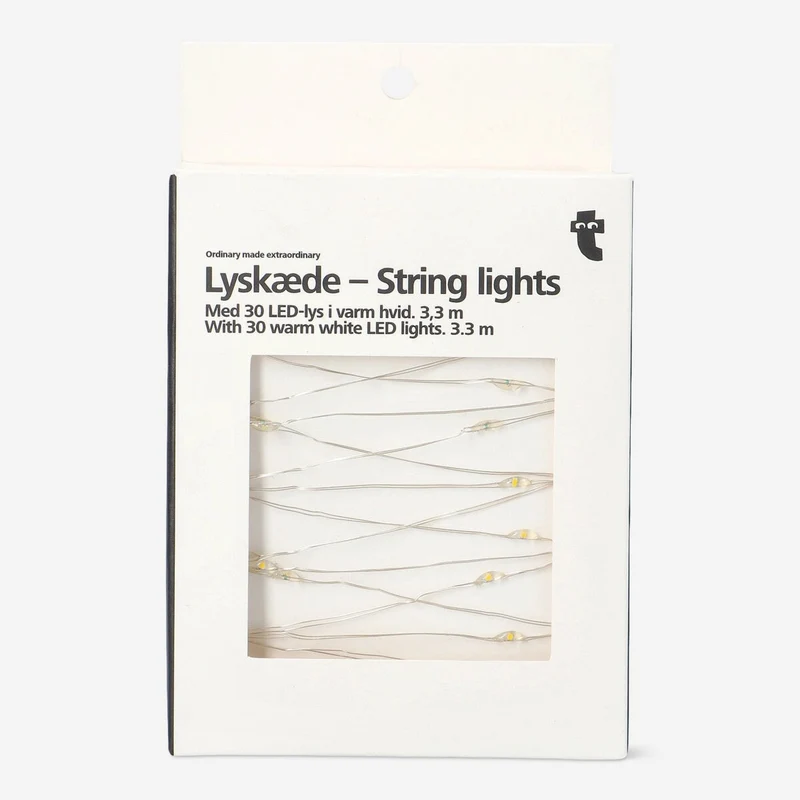 String lights. 330 cm