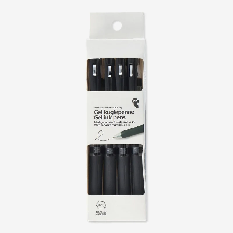 Gel ink pens. 4 pcs