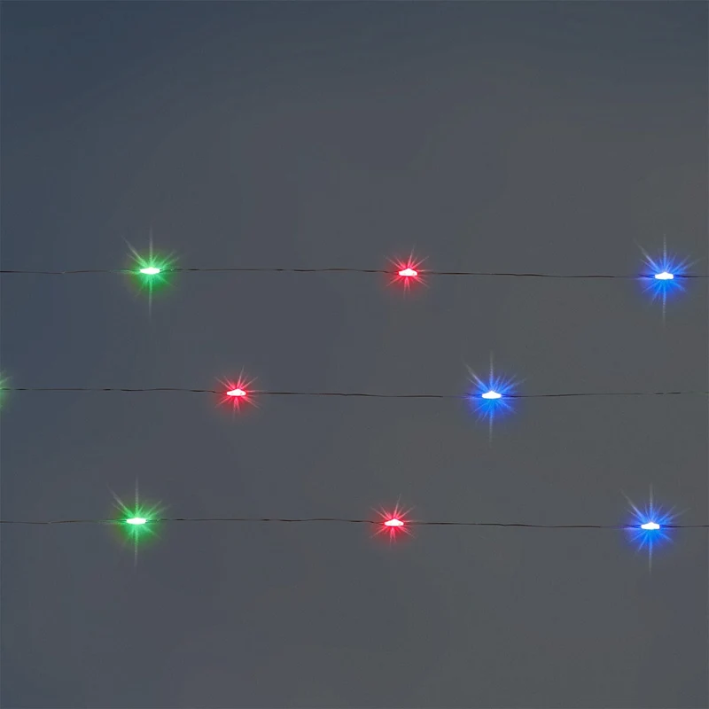 Multi-coloured led string lights - 330 cm