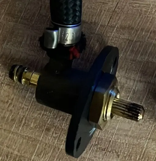 Rubinetto regolatore vapore con porta gomma vaporella 980 Polti