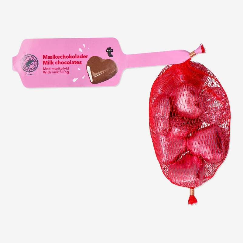 Chocolate hearts - Milky cream flavour