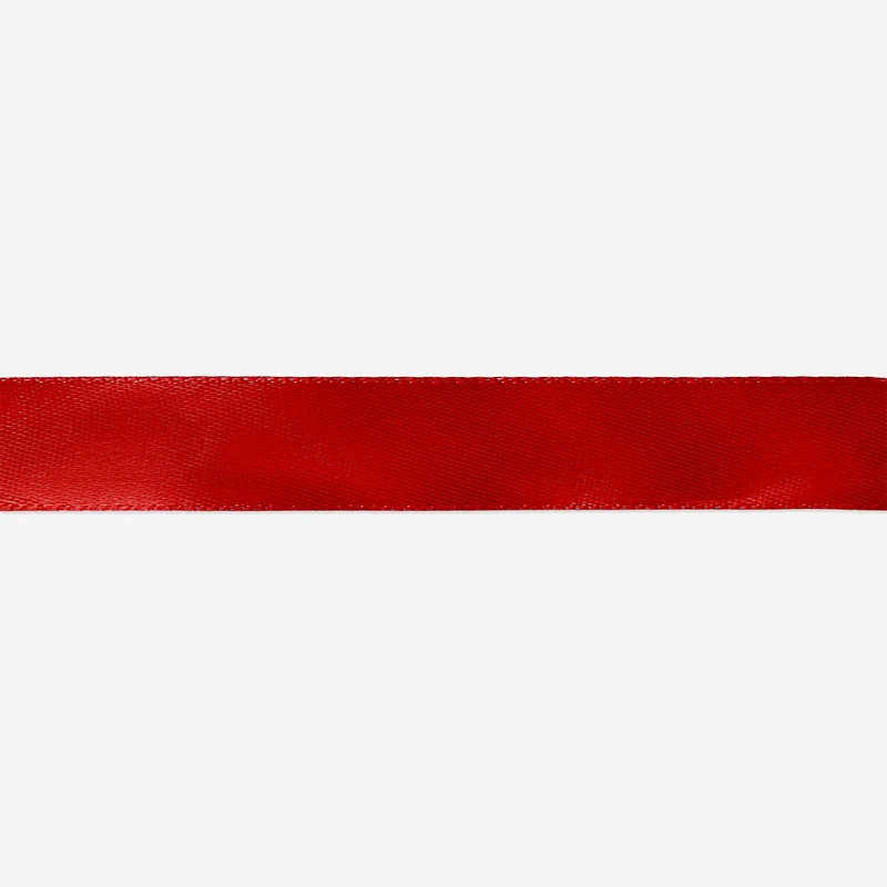 Dark red satin ribbon - 10 m