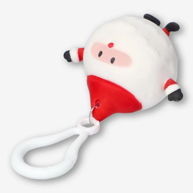 Keychain - Pooping Santa