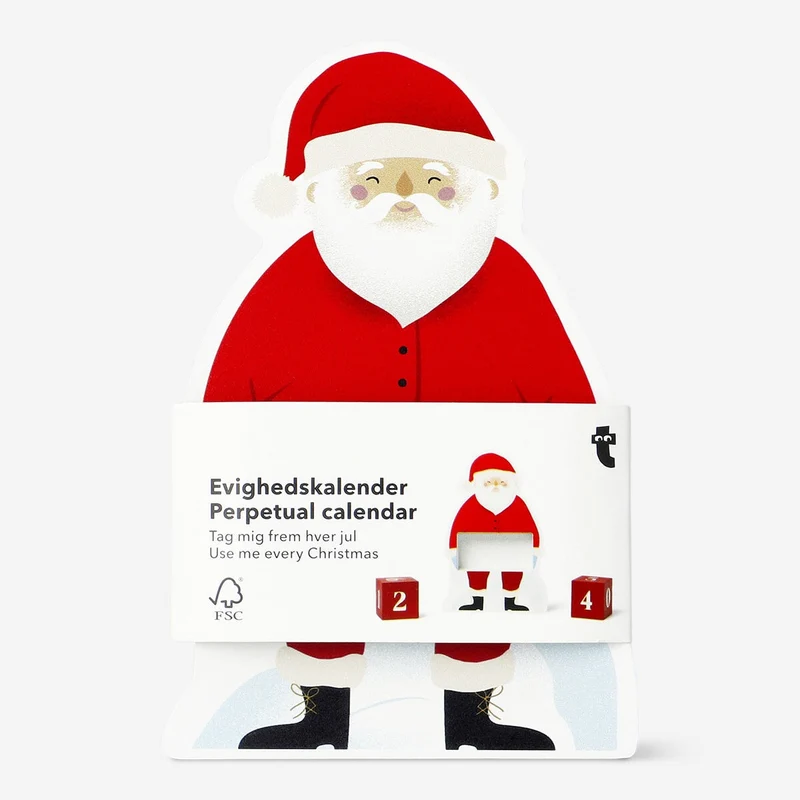 Perpetual santa calendar
