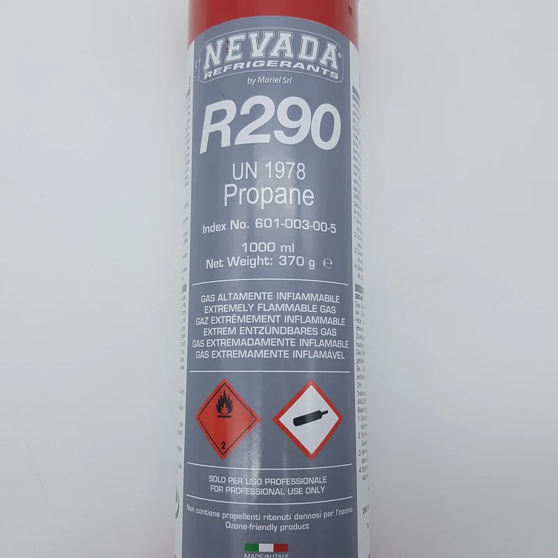 Bombola gas refrigerante r290 370g Ennebiservice