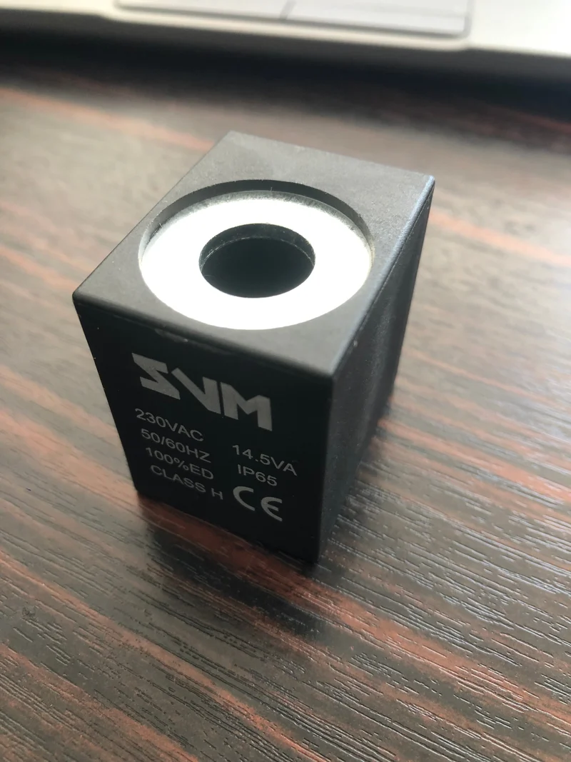 Bobina 230V 8W 50Hz – Foro Passante Ø13,5 mm per Elettrovalvola