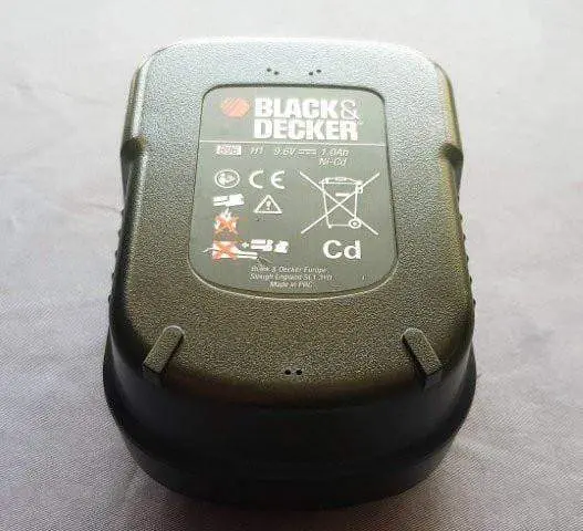 Batteria nicd 9.6v - 1.2ah avvitatore elettrico black & decker epc96 Black+Decker